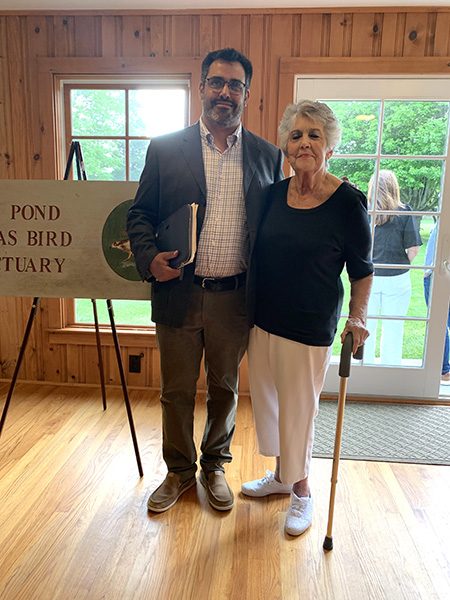 Alex Diaz-Matos with his mother