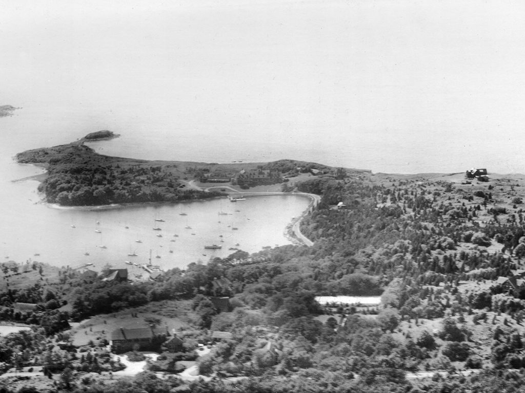 Quissett Harbor and the Knob in the 1930's.