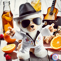 concert fundraiser with Puffy Elvis