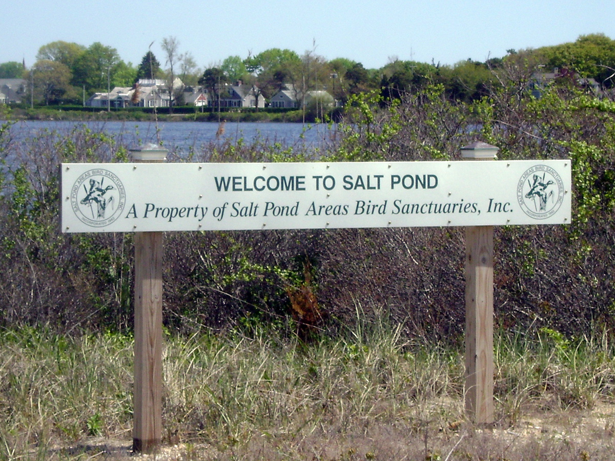 Salt Pond Areas Bird Sanctuaries, Inc. sign